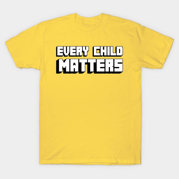 every child matters in game style T-Shirt by rsclvisual